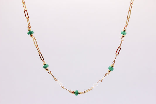Mother’s Day emerald necklace