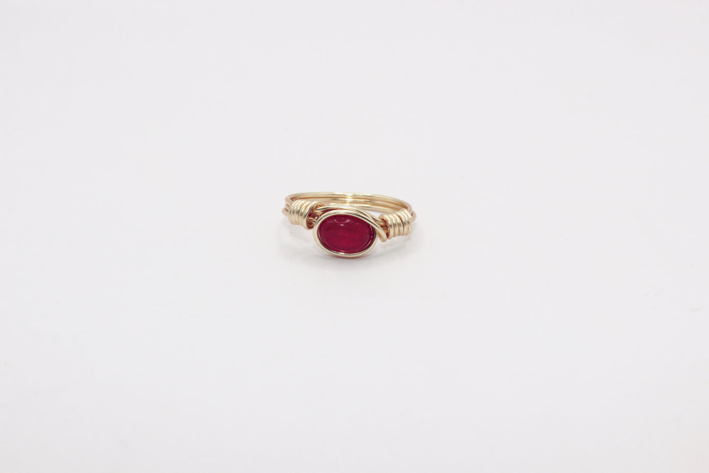 Ruby red ring