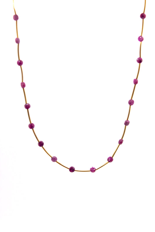 All summer ruby necklace
